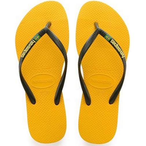 Havaianas Kid's Brasil Logo - Banana Yellow