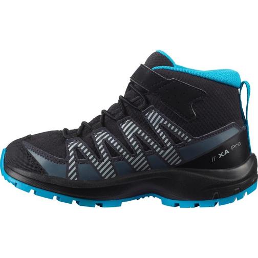 Salomon Kid's XA Pro V8 Mid CSWP - Black/Monument/Hawaiian Ocean