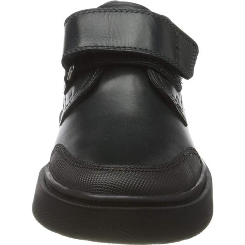 Geox Riddock Single Strap - Black Leather