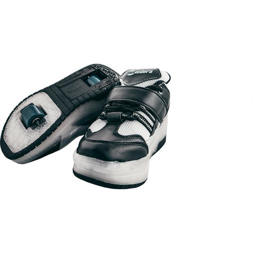Outsiders Roller Shoes with LED - Black/Silver