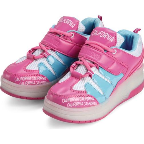 California Roller Shoe with Light - Pink
