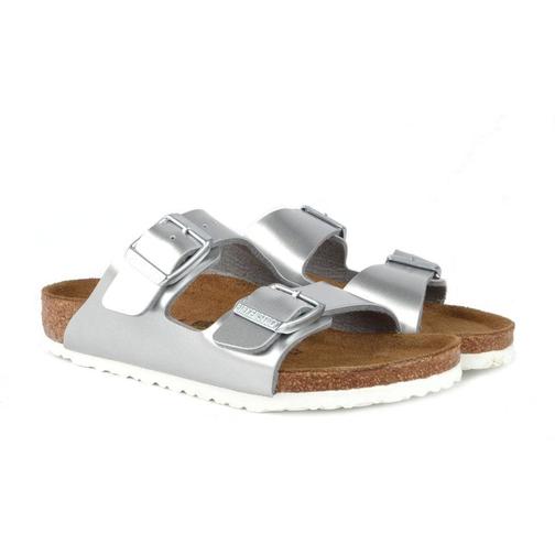 Birkenstock Kid's Arizona - Electric Metallic Silver