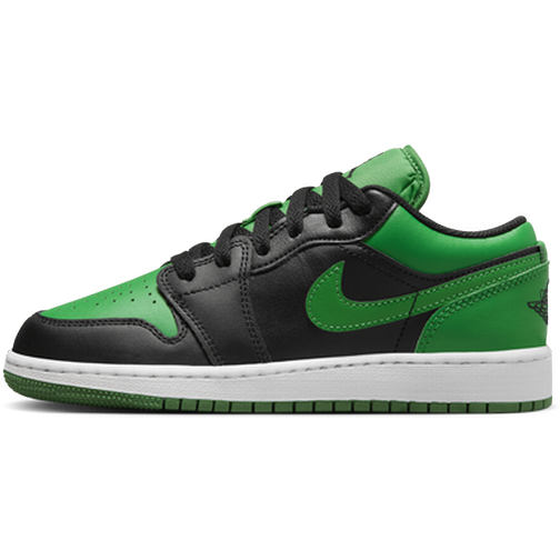 Nike Air Jordan 1 Low GS - Black/Lucky Green/White