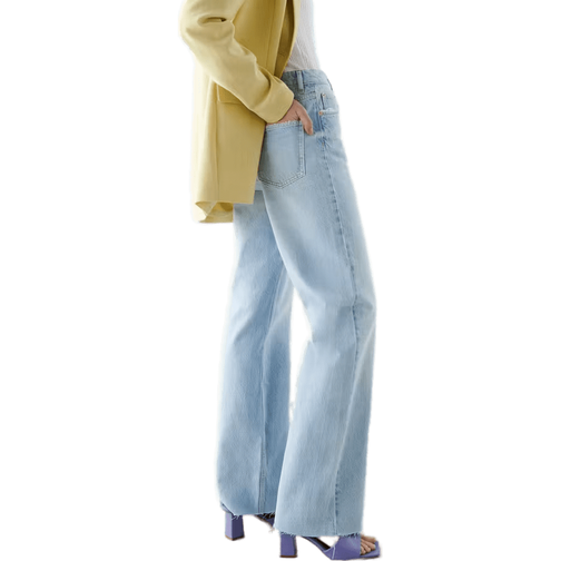 Gina Tricot Idun Straight Jeans - Mid Blue