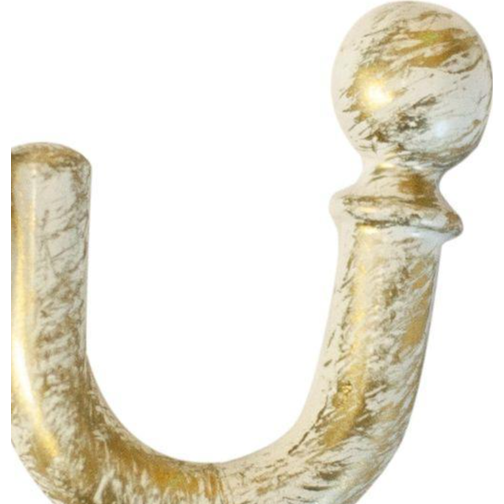 Hasta Omtagskrok vitguld 2-pack