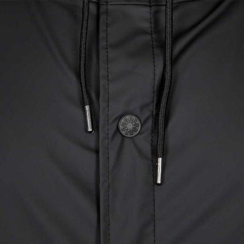 Rains Long Jacket Unisex - Black