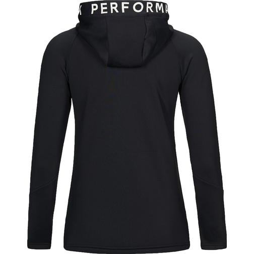 Peak Performance Rider Zip Hood Women - Black