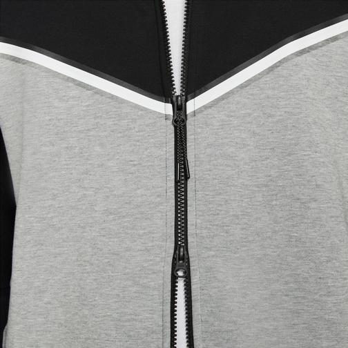 Nike Sportswear Tech Fleece Full-Zip Hoodie Men - Black/Dark Grey Heather/White
