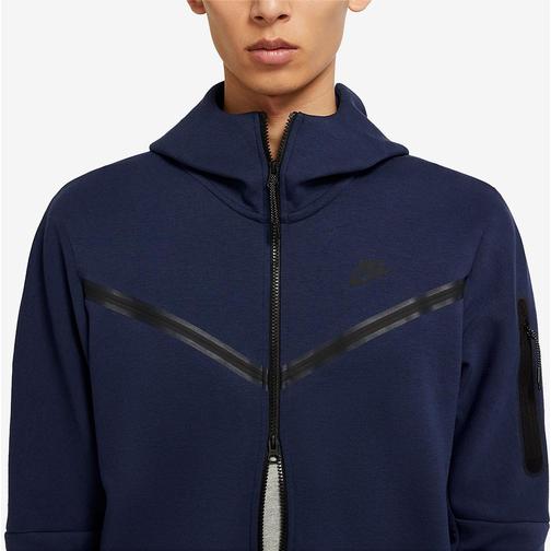 Nike Sportswear Tech Fleece Full-Zip Hoodie - Midnight Navy/Black