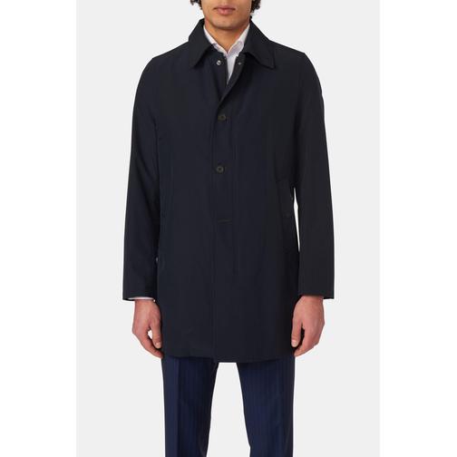 Oscar Jacobson Johnsson Coat - Dark Blue