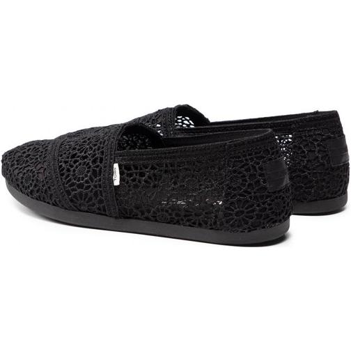 Toms Crochet Alpargata - Black