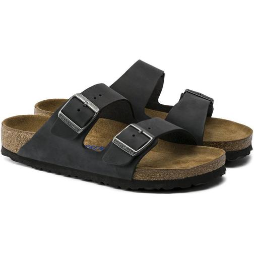 Birkenstock Arizona Soft Footbed Oiled Leather - Black