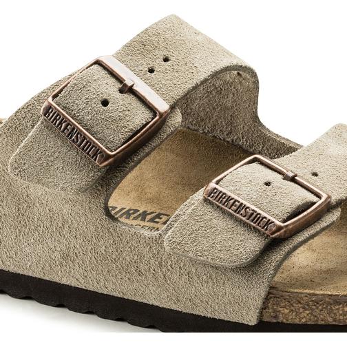 Birkenstock Arizona Suede Leather - Taupe