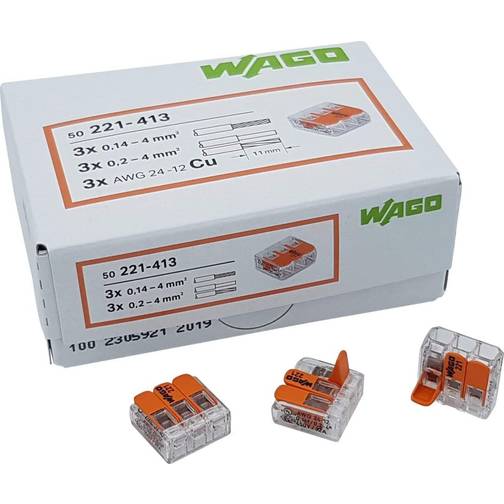 Wago 221-413-50 50pcs