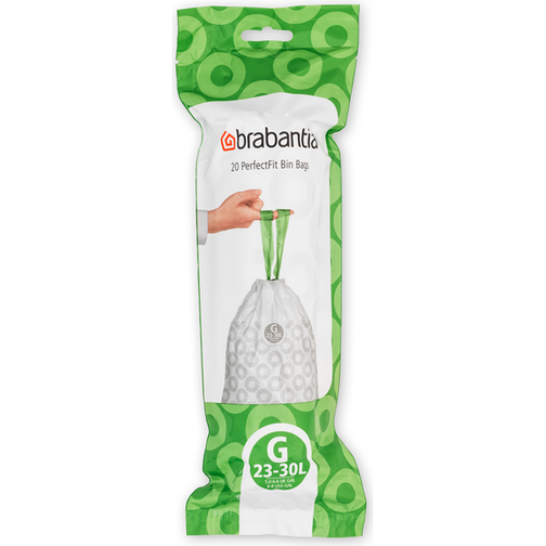 Brabantia Perfect Fit Garbage Bin Bags Brand G 30L
