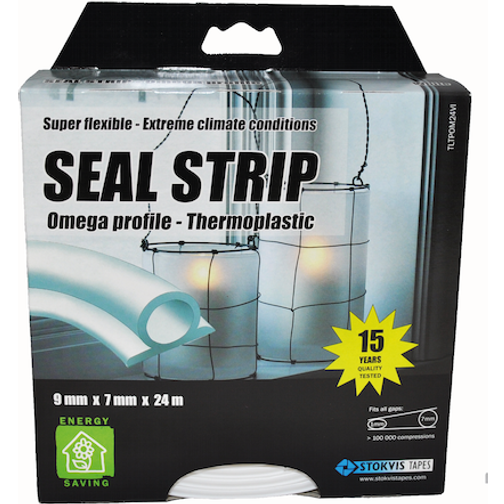 Stokvis Tapes Seal Strip Omega Thermoplastic Tran 9X7 24m