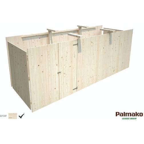 Palmako Karl 40,6 m2 shed (Byggnadsarea ), Utbyggnad