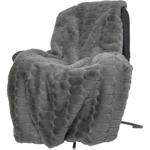 Skinnwille Bubble Filt Brun, Beige, Grå, Vit (180x120cm)