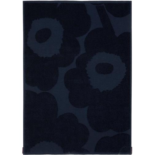 Marimekko Unikko Badlakan Blå, Svart, Vit, Rosa, Röd (70x50cm)