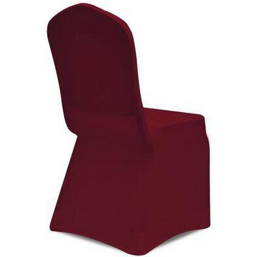 vidaXL Stretch 18pcs Stolsöverdrag Burgundy