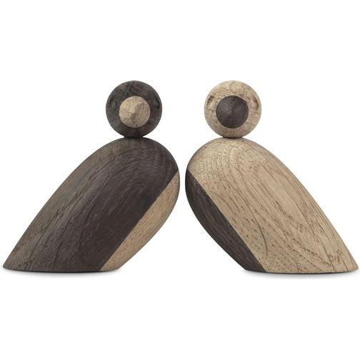 Kay Bojesen Pair of Sparrows Prydnadsfigur 6cm 2st