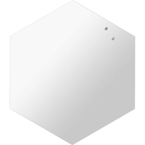Naga Hexagon Magnetic Glass Board 42cm