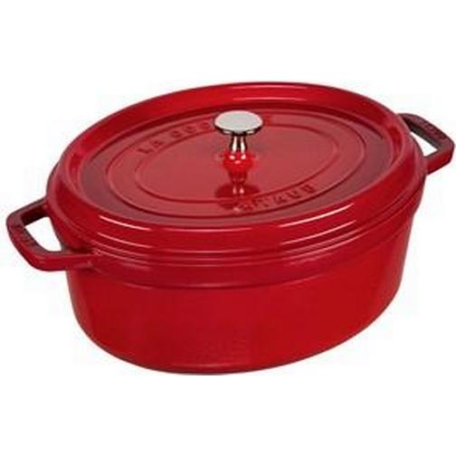 Staub Oval med lock 5.5 L