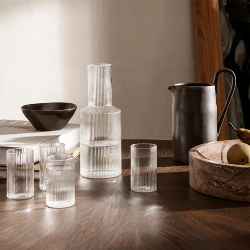 Ferm Living Ripple Verrines Dricksglas 14cl 4st