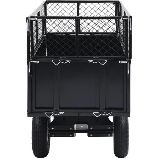 vidaXL Tipping Trailer for Lawn Mower 92449