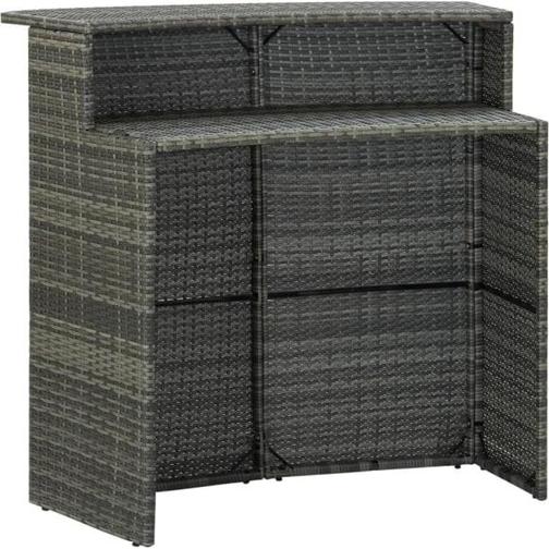 vidaXL 3064887 Bargrupp, 1 Bord inkl. 2 Stolar