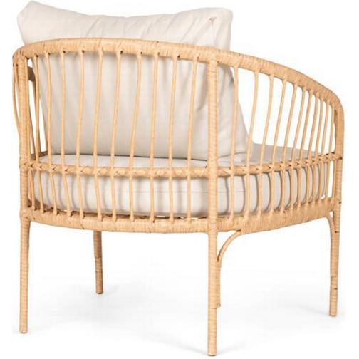 Flora Viola Loungeset, 1 Bord inkl. 2 Stolar & 1 Soffor