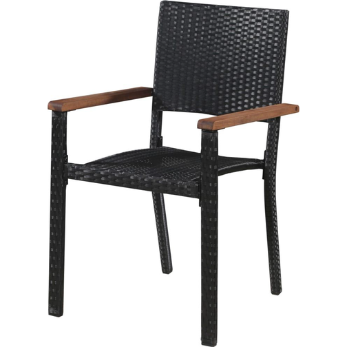 vidaXL 3099415 Patio Dining Set, 1 Table incl. 4 Chairs