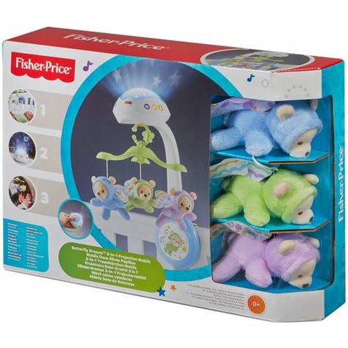 Fisher Price 3 in 1 Projection Mobile Butterfly Dreams