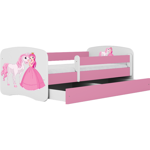 Kocot Kids Babydreams Pink Princess & Horse Cot 80x180cm