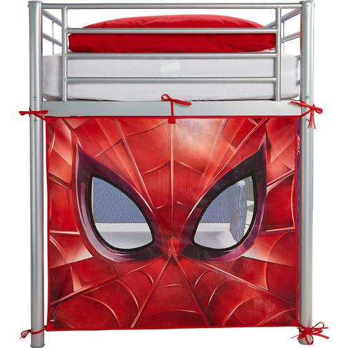 Worlds Apart Spiderman Midsleeper Bed Tent