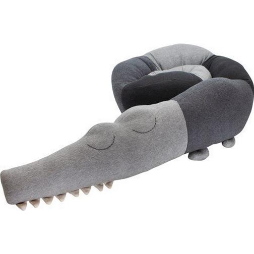 Sebra Sleepy Croc Knitted Cushion