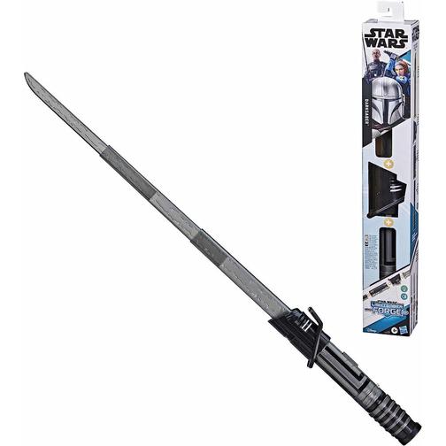 Hasbro Star Wars Lightsaber Forge Darksaber Electronic Extendable Black Lightsaber