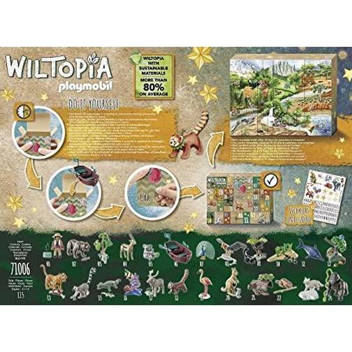 Playmobil Wiltopia DIY Advent Calendar: Animal Trip around the World 71006