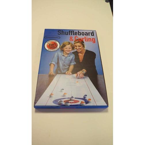Gamesson 2 in 1 Shuffleboard & Curling