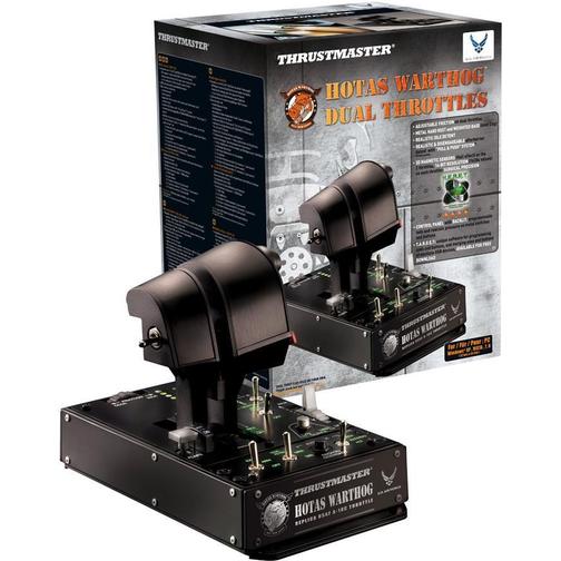 Thrustmaster Hotas Warthog Flight Stick + Throttle - Black