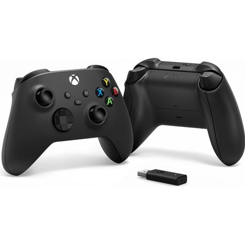 Microsoft Xbox One Wireless Controller + Wireless Adapter for Windows 10 - Black
