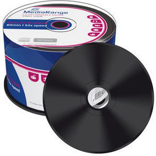 MediaRange CD-R Vinyl 700MB 52x Spindle 50-Pack