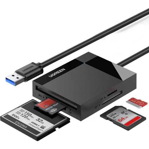 Ugreen CR125 4-in-1 USB 3.0 card reader 0.5m