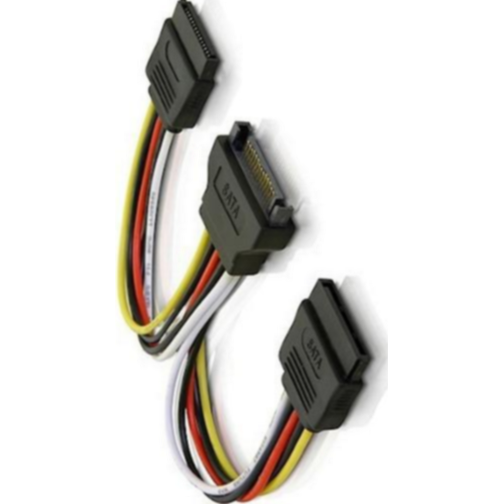 Deltaco SATA-2SATA M-F 0.1m