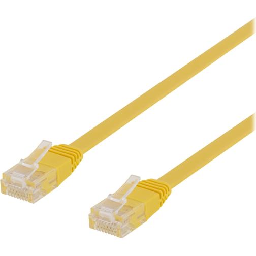 Deltaco Flat U/UTP Cat6 RJ45 10m
