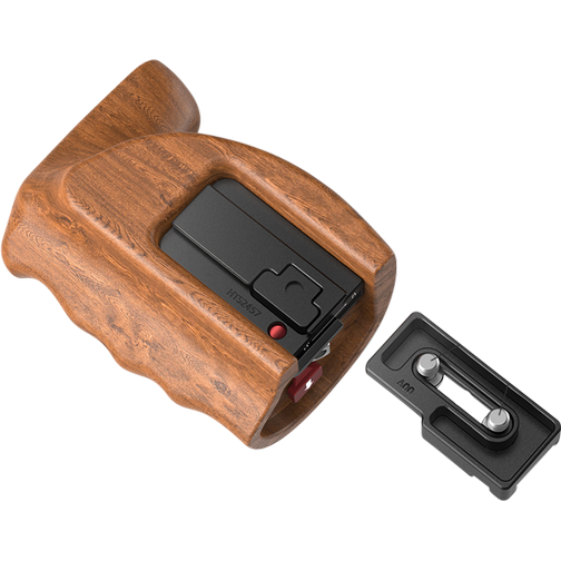 Smallrig 2457 Wooden Grip + Quick Release