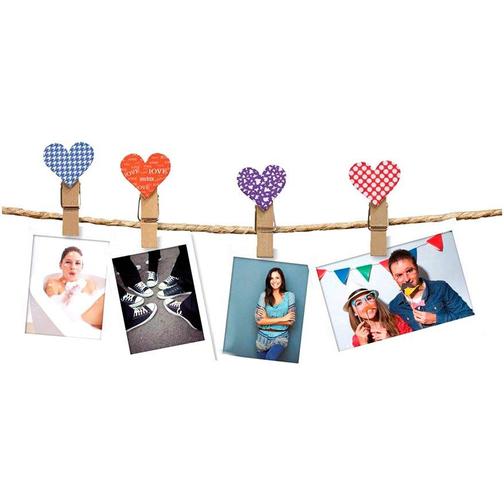 Fujifilm Instax Heart Design Clips 10 pack