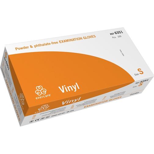 Evercare Vinyl Gloves 100-pack