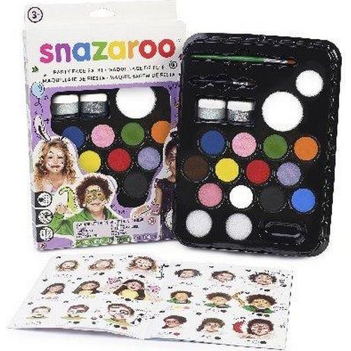 Snazaroo Face Painting Set with 20 Colors & Idea Booklet