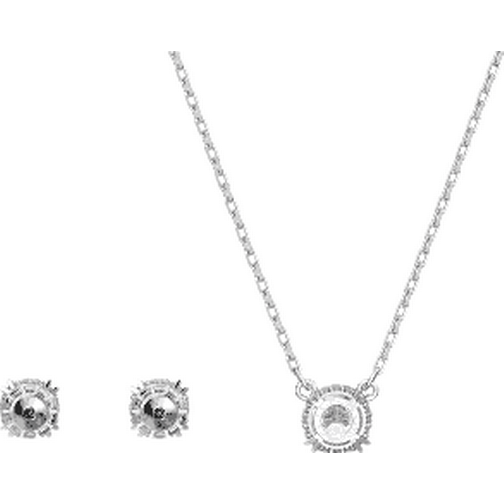 Swarovski Constella Round Jewellery Set - Silver/Transparent